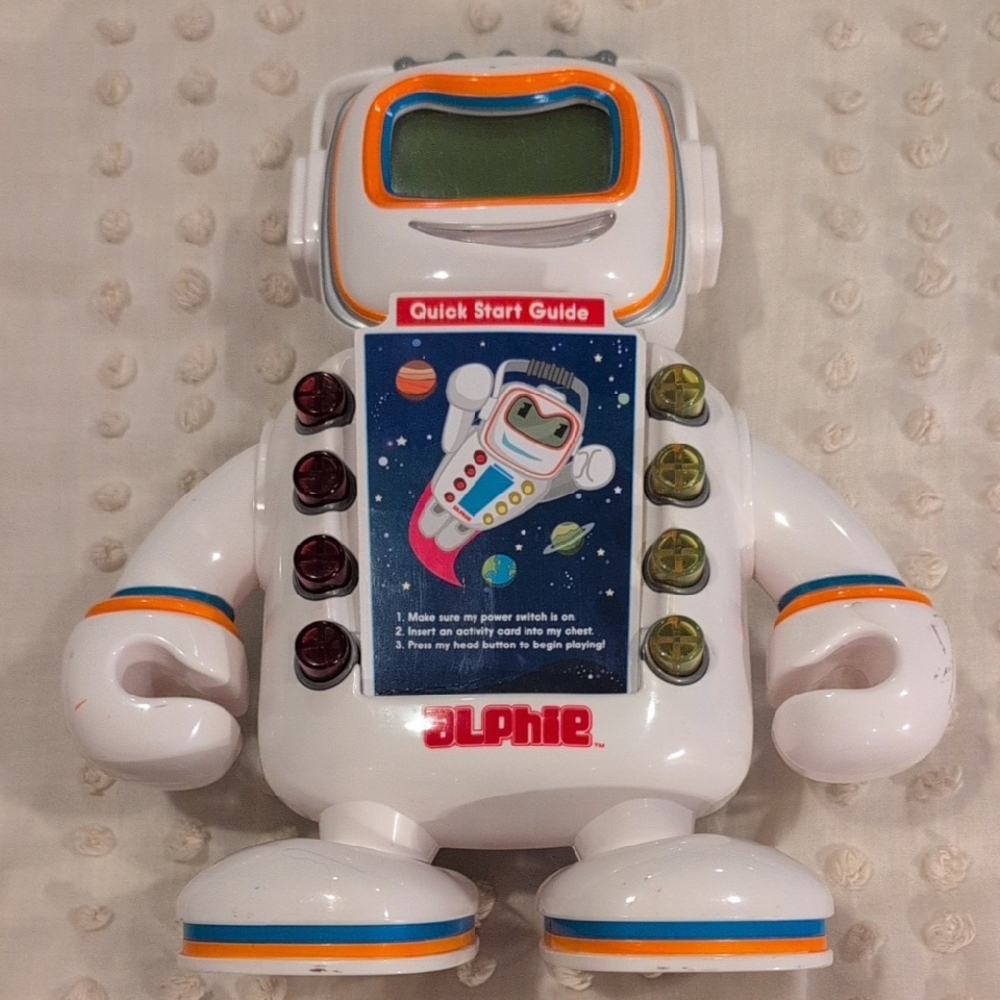 Alphie Interactive Robot Toy - White